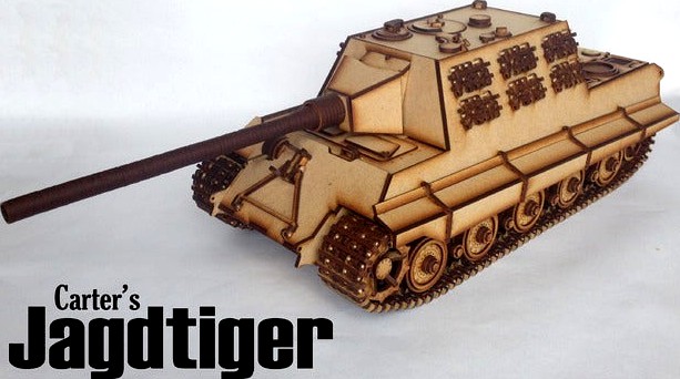 Lasercut RC Jagdtiger by JackCarter