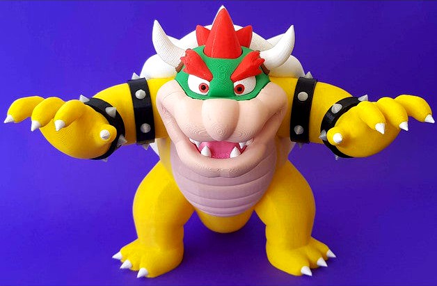 Bowser from Mario games - Multi-color by bpitanga