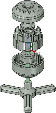 BLDC simple motor by emartinelli