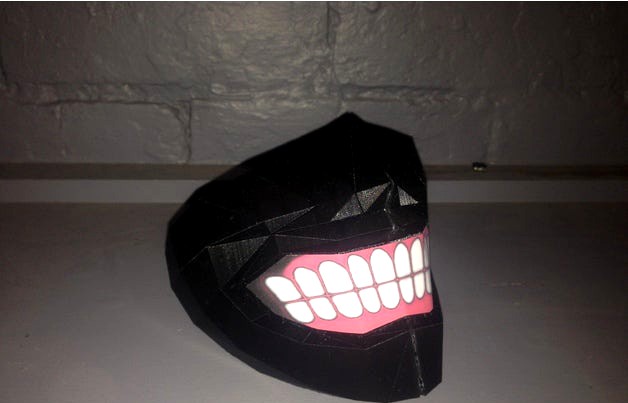 Tokyo Ghoul Inspired Mask by Kaydoven