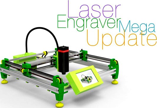 Laser Engraver Mega Update by Perinski