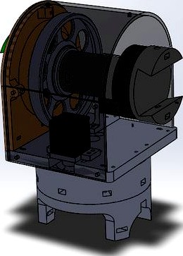 Alt-Az Telescope Mount 3D Printed by 6volt