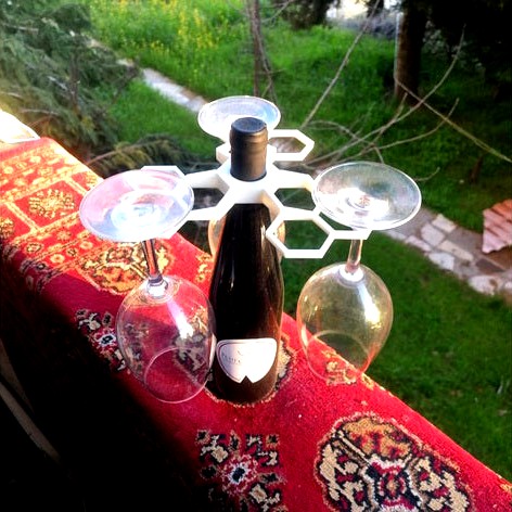 JWST Artistic Wine Glass Holder UPDATED by alexyfrangieh