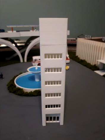 Japanese High Rise #2 - N Scale by Stretch57