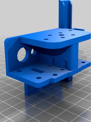 Universal XY Carriage Adapter for Orbiter Extruder, BLT, Dragon/Dragonfly BMO by ijwoo1