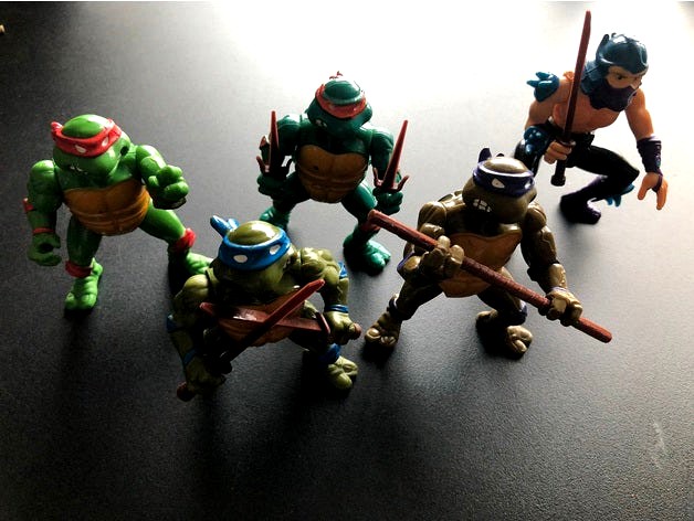 TMNT 90s TOY WHEAPONS by gilbert666