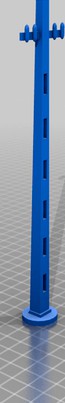 28mm wargaming cast concrete telegraph pole by Full_Colour_Miniatures
