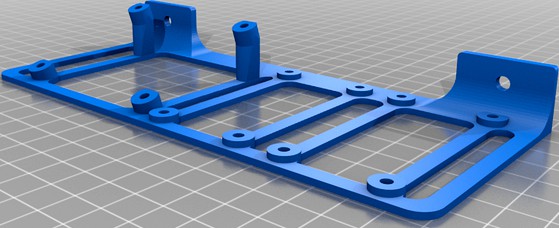 Ender 5 - Additional electronics plate - with Raspberry Pi by rmpel