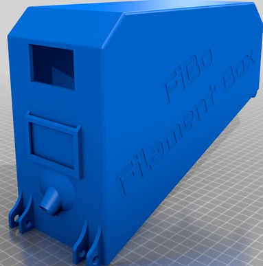 FiBo Small Lids with Hygrometer and Top Feed Ports - Base Clamp Option by AlwaysTinkering