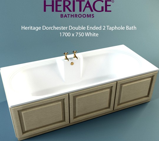Ванна Heritage Dorchester Double Ended 2 Taphole Bath
