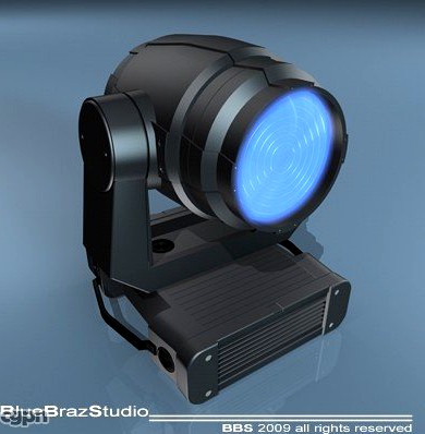 Moving Heads wash light3d model