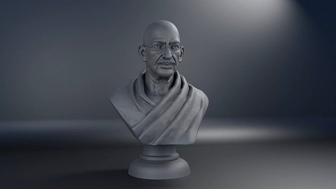 Mahatma Gandhi Statue | 3D