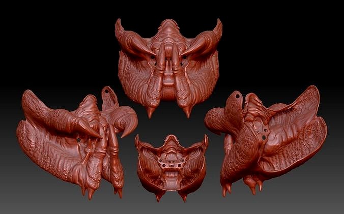 predator inspired facemask | 3D