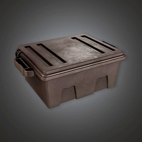 MLT - Military Supplies Crate 06 - PBR Game Ready