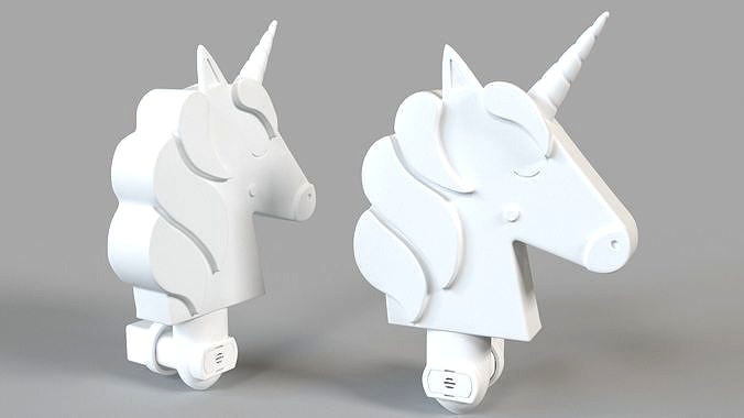 Porcelain Unicorn Night Light