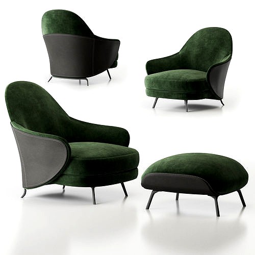 Armchair minotti angie