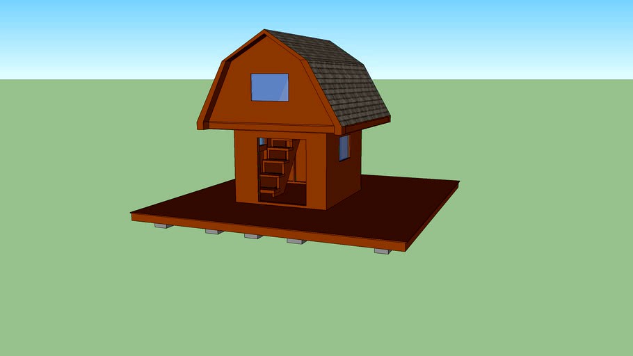 Wood shed, Shed, Complete shed