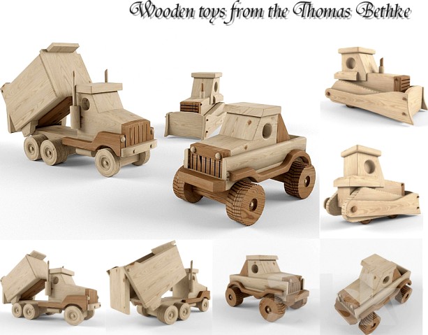 Wooden toys from the Thomas Bethke