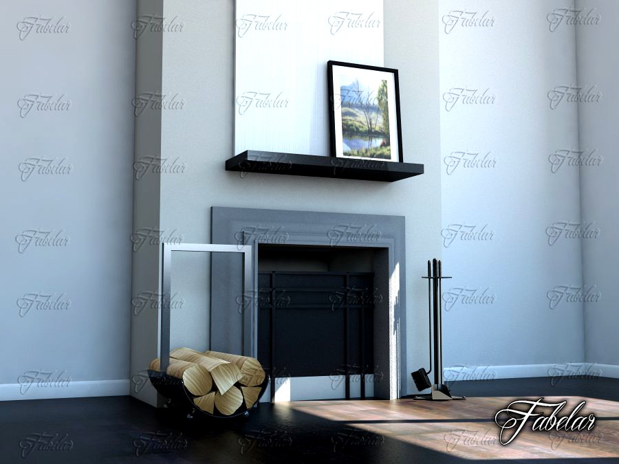 Fireplace 103d model