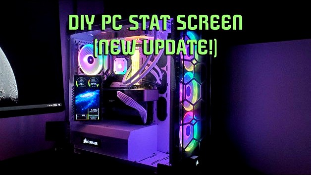 DIY Computer Stat Screen by NothingSpectacular