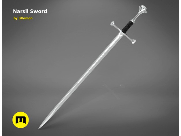 Narsil Sword by 3D-mon
