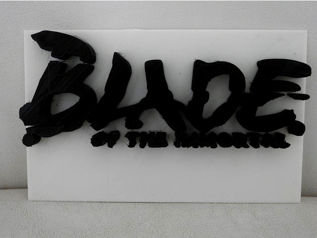 Blade of the immortal Logo by split007