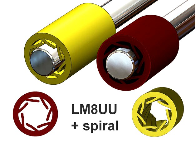 LM8UU spiral & LM8UU linear by Dmawzx