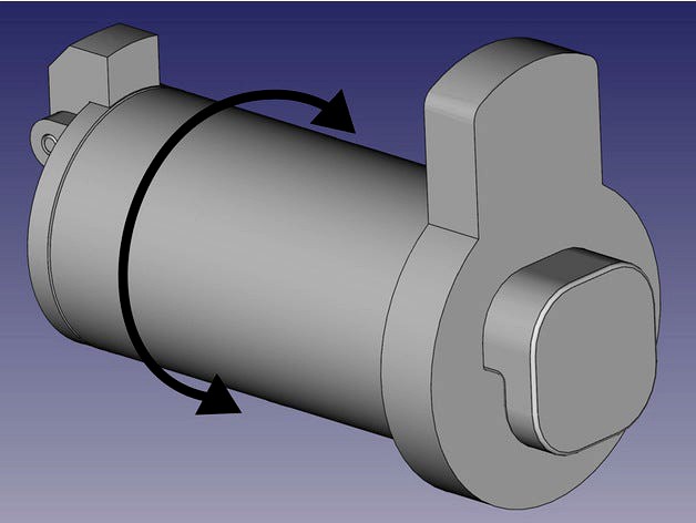 Turnable Zortrax M200 spool holder by stv-is-it