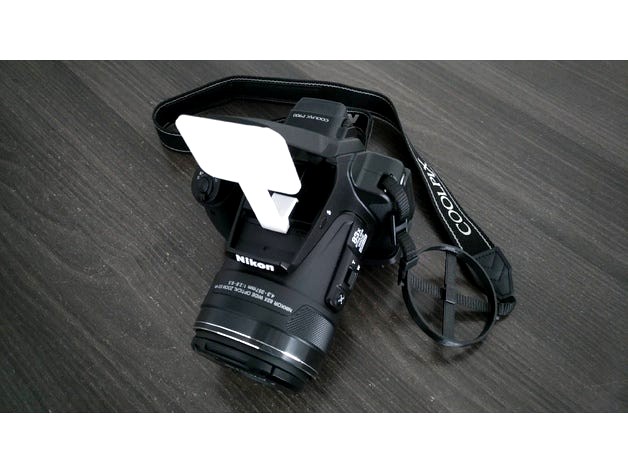 Nikon P900 flash diffuser by split007