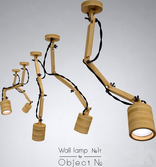 wall lamp No1r by Object No