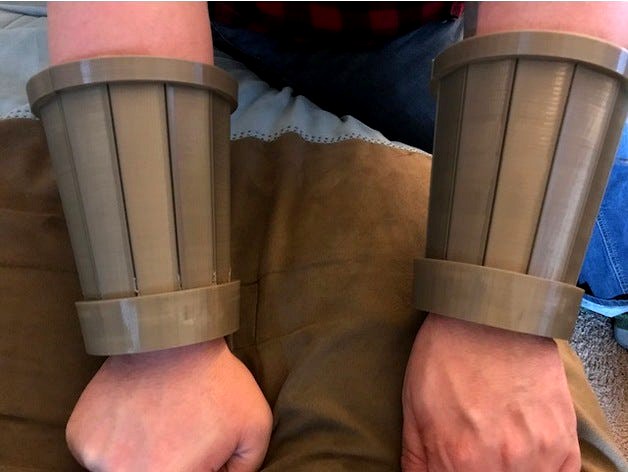 G.I. Joe Destro Faction Bracers by ALittleSlow