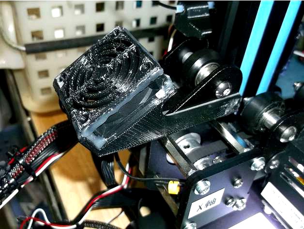 Ender2/HICTOP 3DP-21_stay for cooling the X axis stepping motor. by kazenokakasi