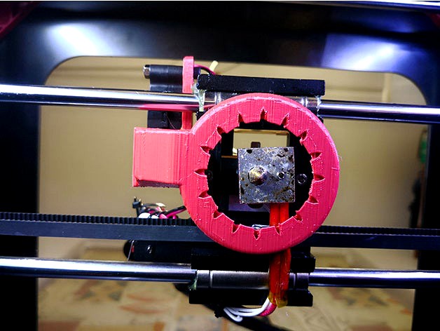 Anycubic 4Max Circular Fan Duct by Sp4wN