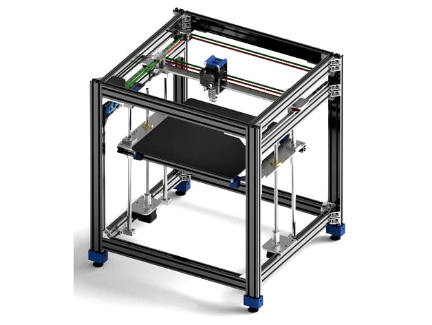 AVZ CoreXY 3D Printer (MGN Linear Rails & Laser Cut Pieces) by AVZ