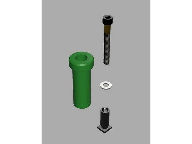 Adaptor for Mini Quick Change Toolpost for Sherline Lathe by kohjbeng