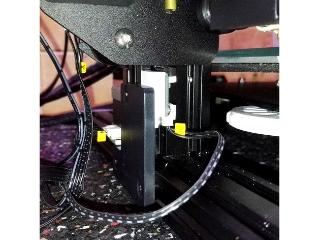 Creality CR-10S Z axis stop modification - end stop switch Spacer by Vincentvoile