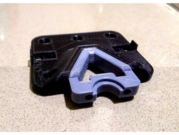 e3d v6 mounts for Magnetic X carriage by teikjoon