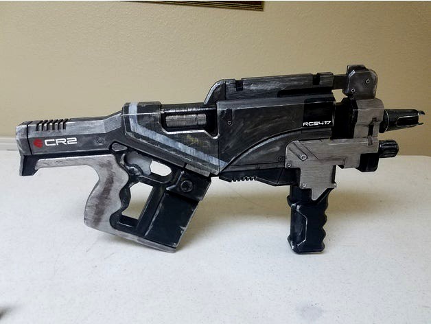 Mass Effect Locust SMG by jessthemullet