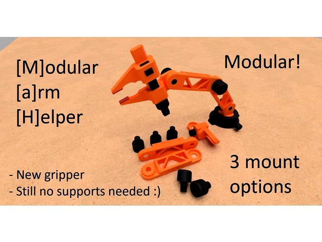 MaH - Modular Arm Helper - No support - Easy print by b03tz