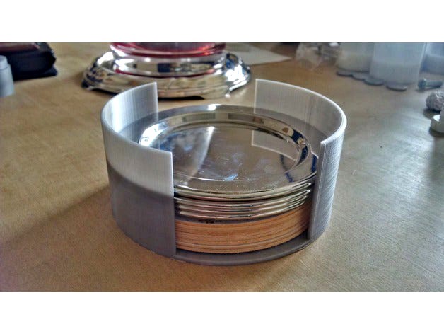 glass coasters container by pgraaff