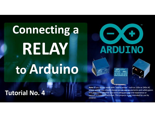 DRIVING A RELAY WITH AN ARDUINO by tarantula3
