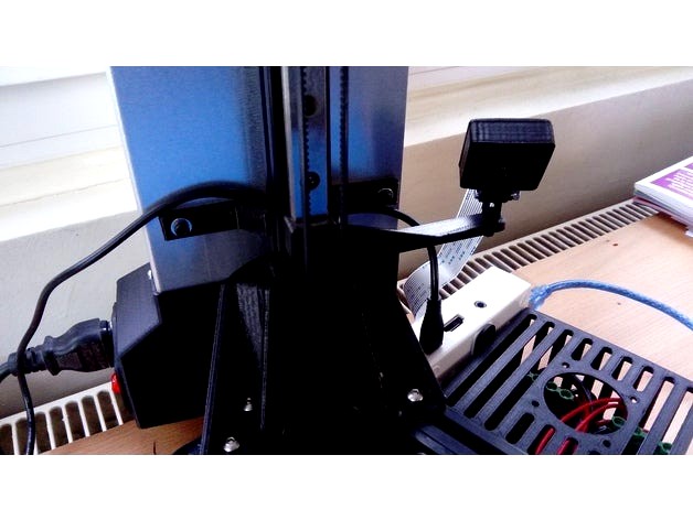 Support camera raspberry Kossel Anycubic by Gurvan7