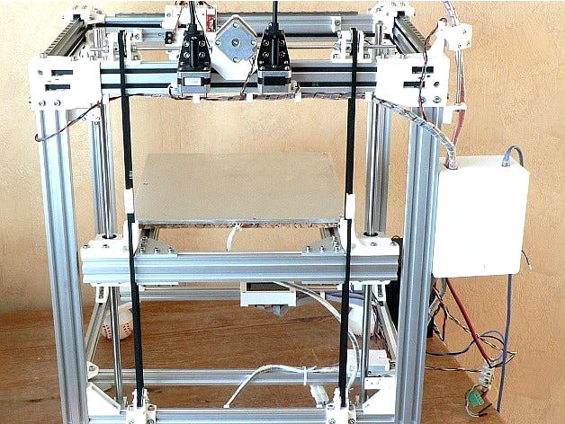 Bed_Hoist_for_a_3D_Printer_ (D-Bot, Core_XY) by printingSome