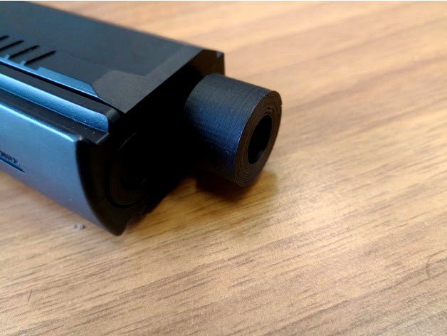 MK 23 Cap - for no suppressor setup with thread by aziodale