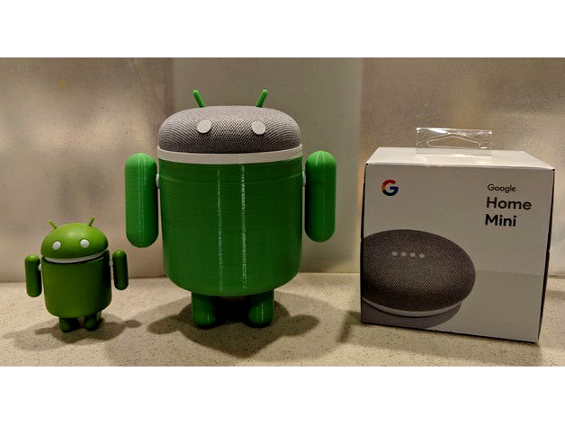 Android Body for Google Home Mini and Google Nest Mini by tilmansp