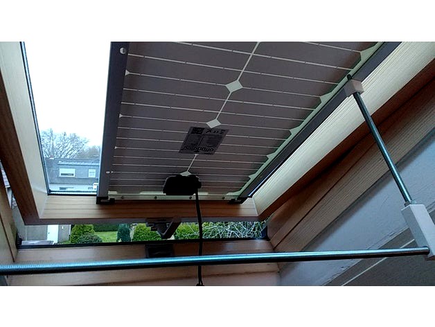 Solar panel window frame by lenalebt