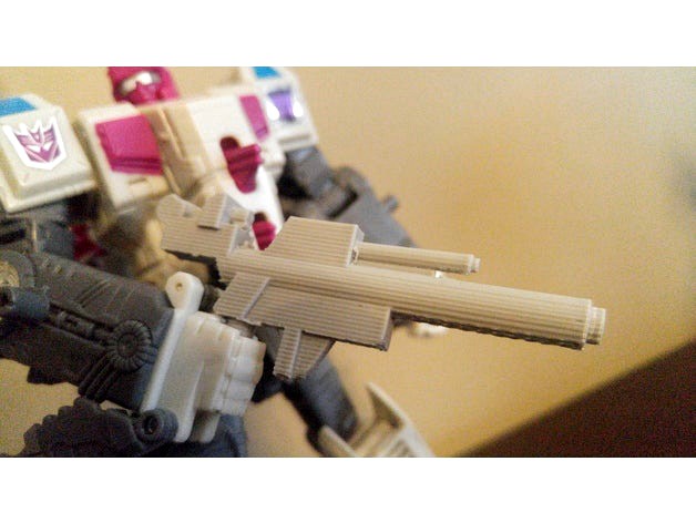 POTP G1 Toy Styled Hun-Gurr gun by Dan_Prints_Transformers