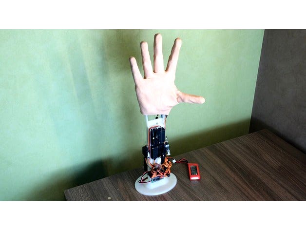 robot hand || bionic hand prosthesis prototype by Bribro12