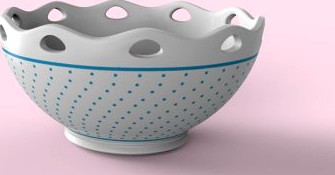 Bowl Decorated 3D Model