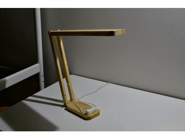 Desk Led Lamp CNC - Ikea Hack by clmake